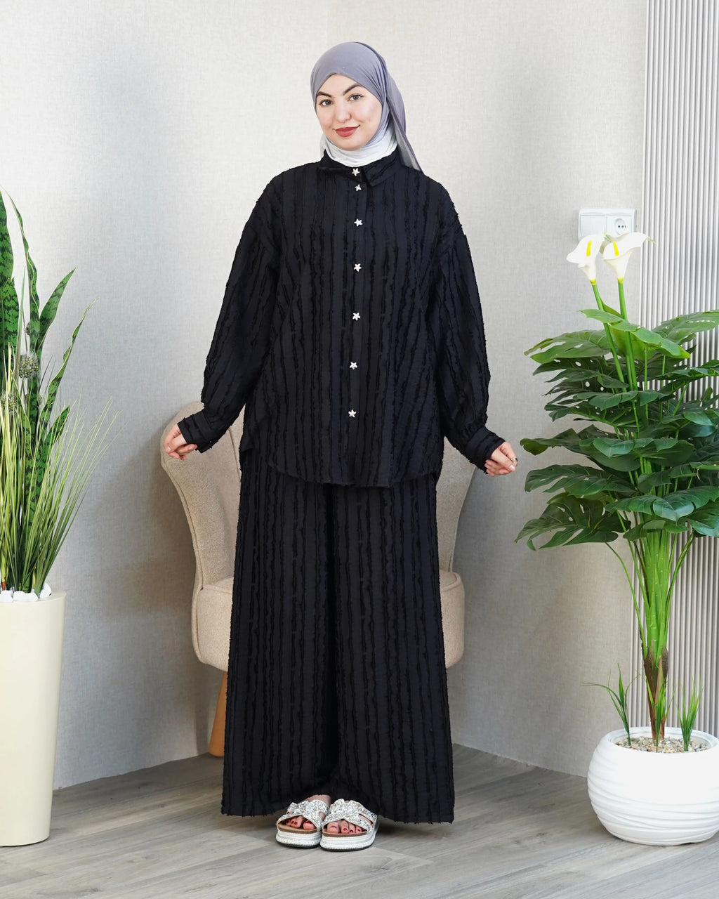 Ensemble Tissu Raye