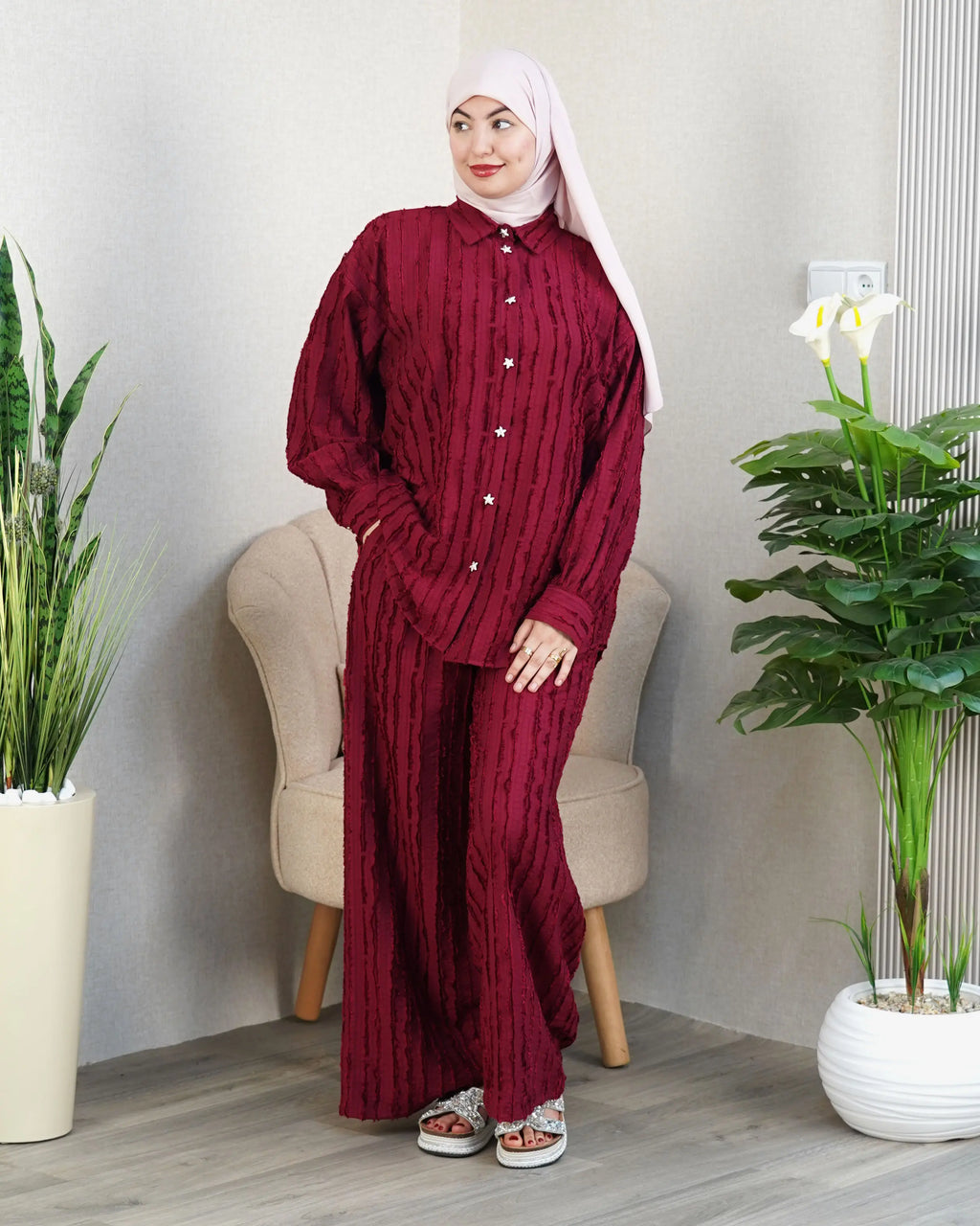 Ensemble Tissu Raye