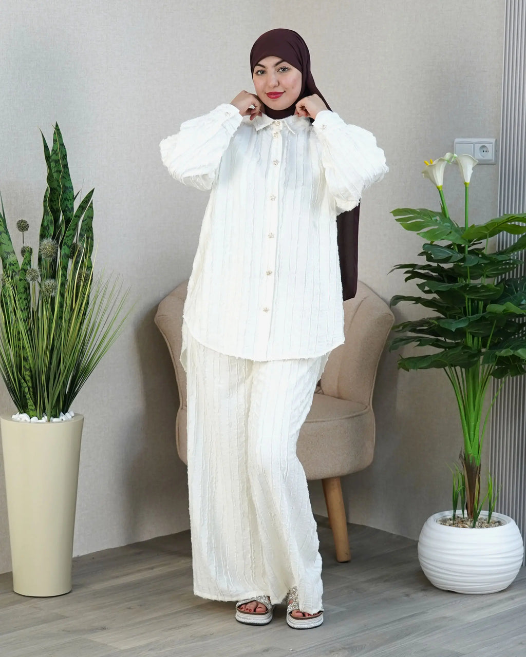 Ensemble Tissu Raye